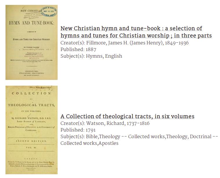 Princeton Theological Seminary Books screenshot